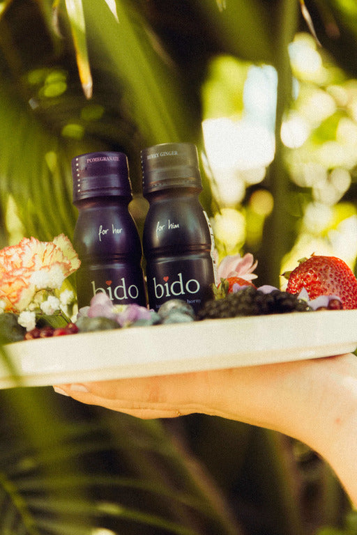 fruit platter with libido drinks
