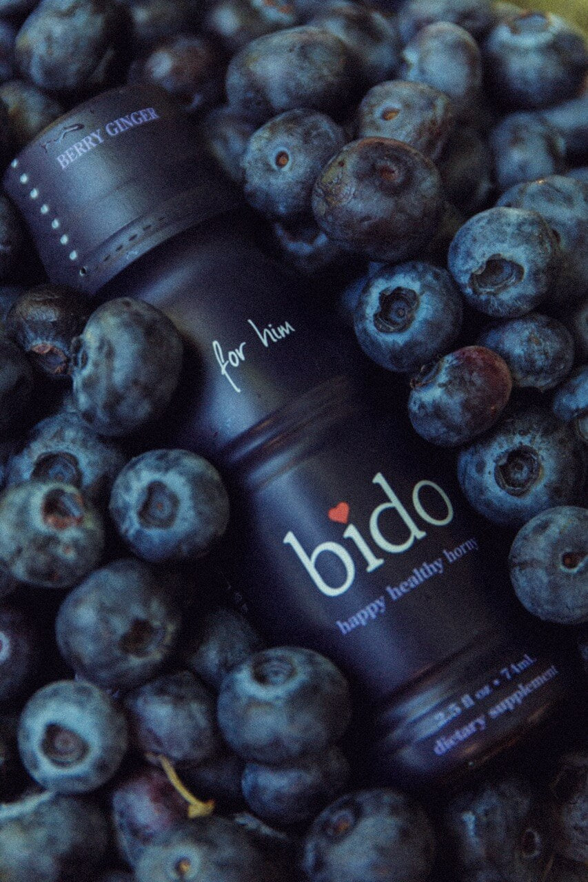 libido drink for him and blueberries