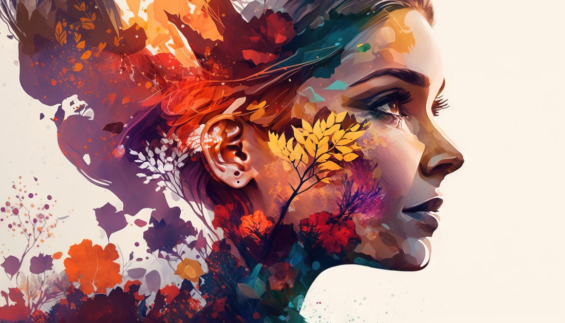 mental health women's day illustration generative ai
