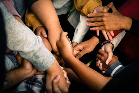 Hands Holding. Polyamory Relationships 