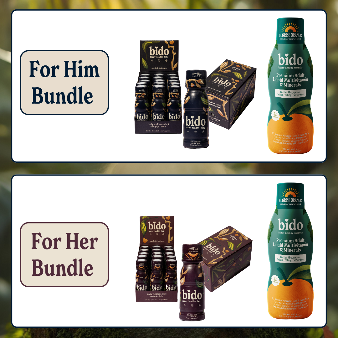 60 Wellness Shots + Liquid Multivitamin Bundle